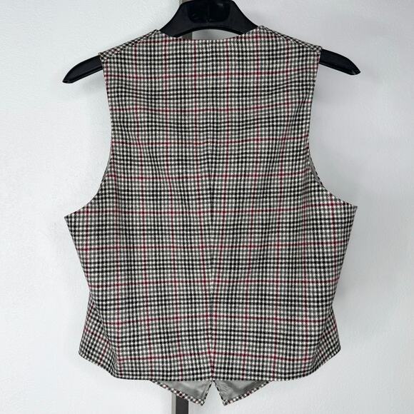 Vintage Pendleton Men’s Houndstooth Virgin Wool Button Vest Size 42 - Picture 3 of 10